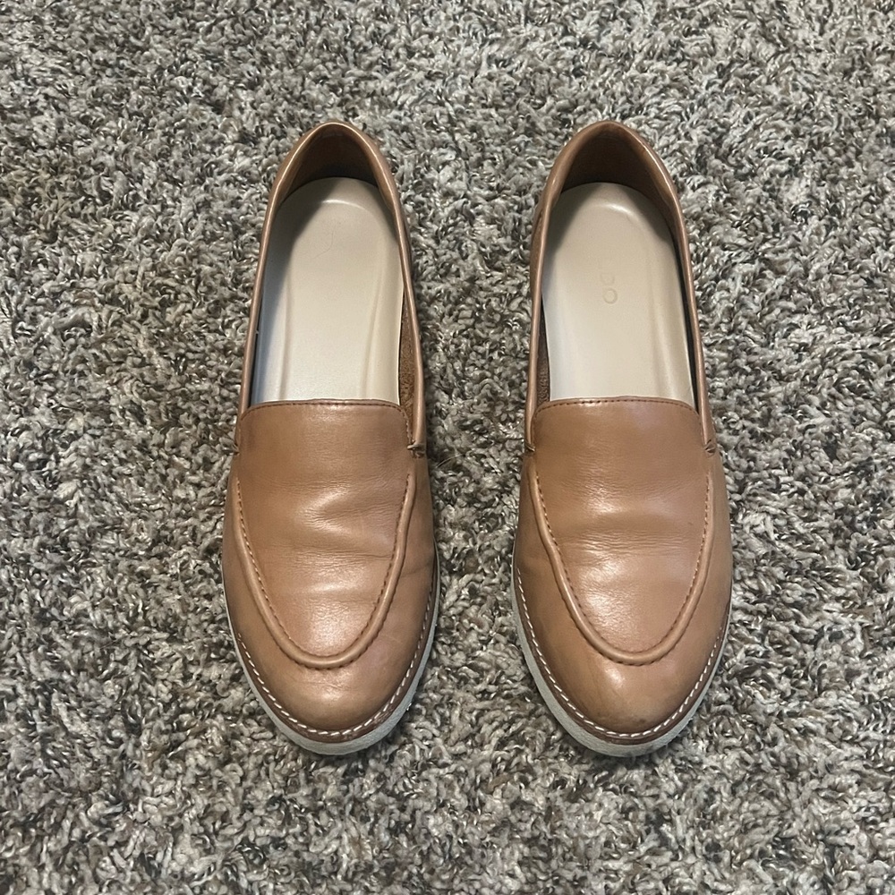SOLD- ALDO Women's Rheildanflex Loafer
- Brown Leather Loafers